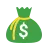icons8 dollar bag 48